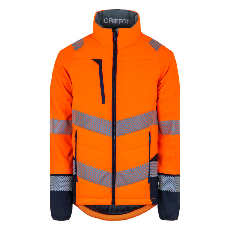 blouson btp orange fluo