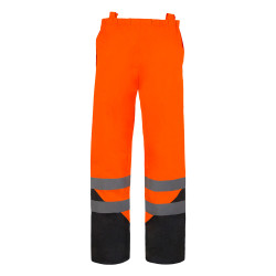 pantalon anti-pluie haute visibilité