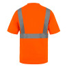 t-shirt haute visibilité orange
