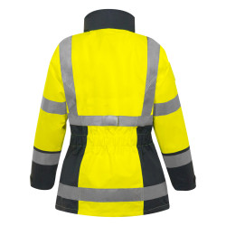 Parka haute visibilité femme 4 en 1