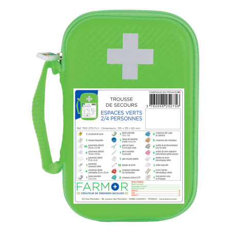 trousse premiers secours jardinier