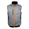 gilet travail gris