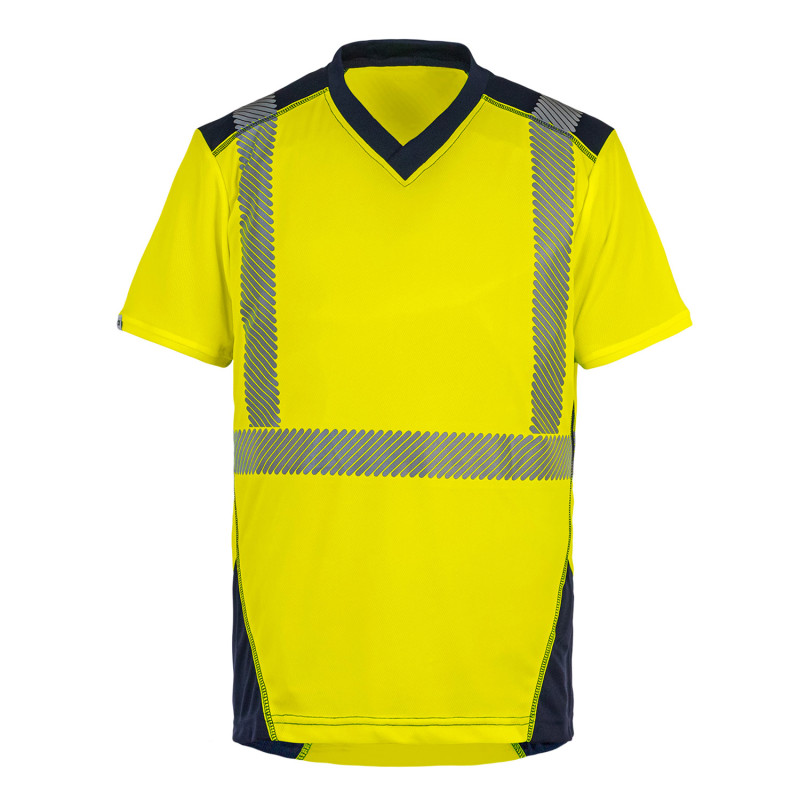 Tee Shirt de signalisation haute visibilité T2S BALI jaune hivi