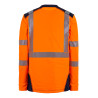 t-shirt haute visibilité orange fluo