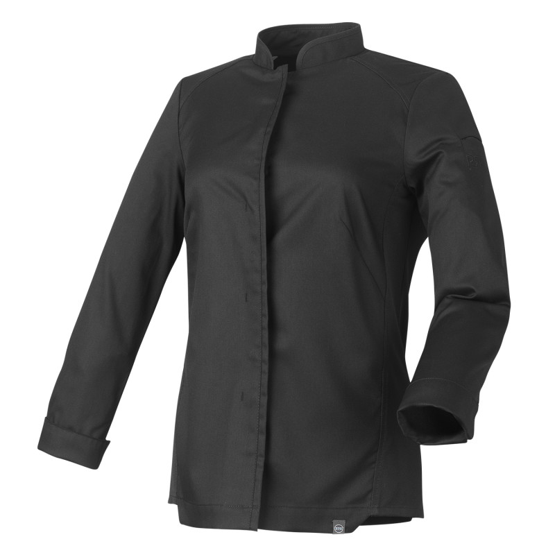 veste cuisine femme noire