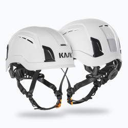 casque chantier avec jugulaire