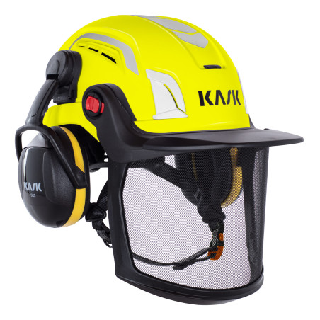 casque protection tronçonneuse