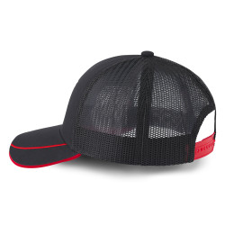 casquette travail noir / rouge