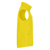 gilet travail softshell jaune
