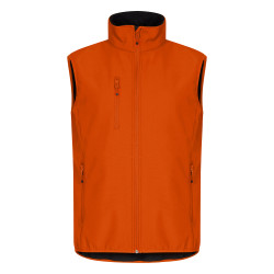 gilet travail orange