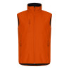 gilet travail orange