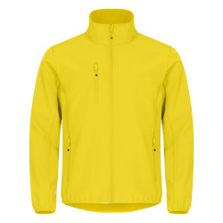 softshell travail jaune