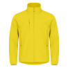 softshell travail jaune