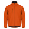 softshell travail orange