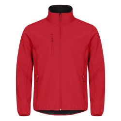 softshell travail rouge
