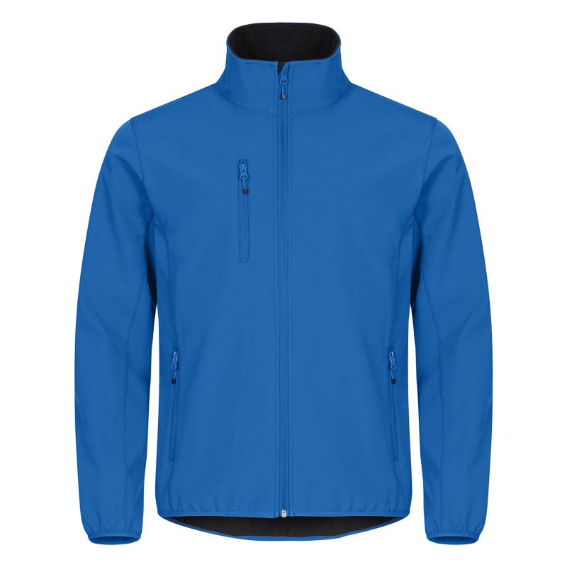 softshell travail bleu