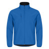 softshell travail bleu