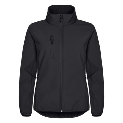 softshell travail noir femme