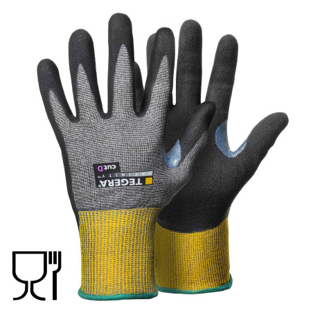 Gants anti coupure niveau F enduction Nitrile (la paire)