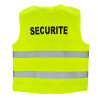 gilet personnalisé sécurité jaune fluo