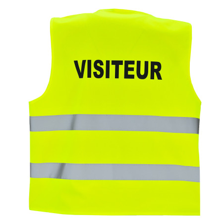 Gilet de sécurité personnalisé avec photos, logos, motifs et textes