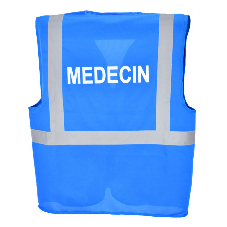 Gilet bleu avec marquage Médecin
