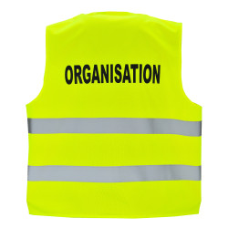 gilet haute visibilité marquage organisation