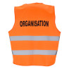 gilet haute visibilité marquage organisation