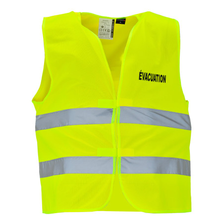 gilet haute visibilité évacuation