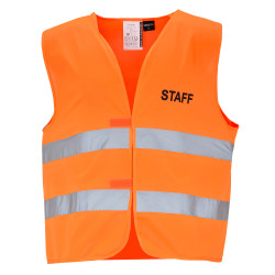 gilet sécurité personnalisé staff