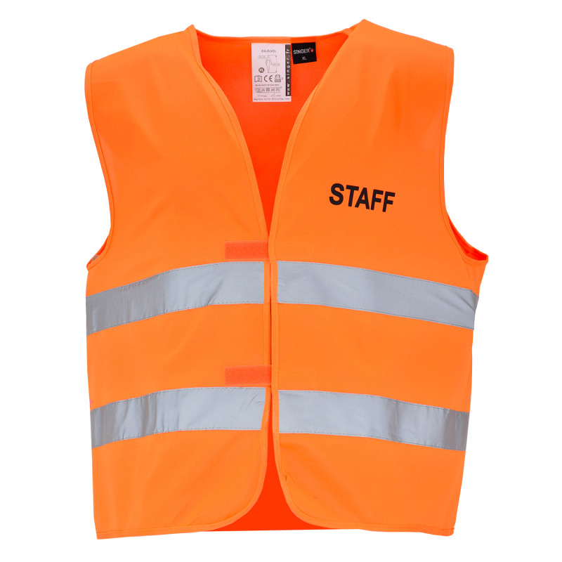 gilet sécurité personnalisé staff