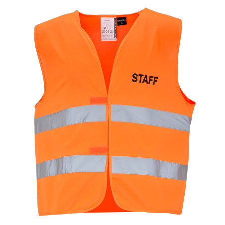 gilet sécurité personnalisé staff