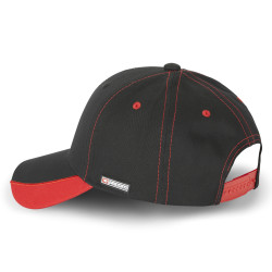 casquette travail noir rouge