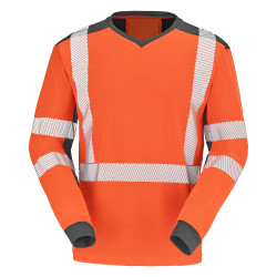 t shirt haute visibilité orange