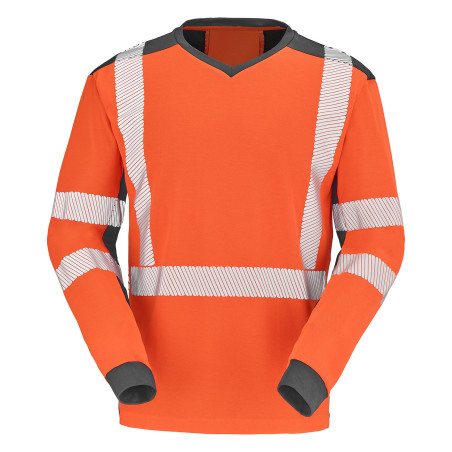 t shirt haute visibilité orange