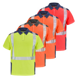 polo travail fluo