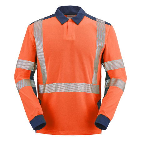 polo orange haute visibilité