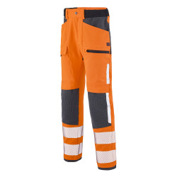 pantalon orange haute visibilité