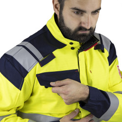 combinaison atex jaune fluo