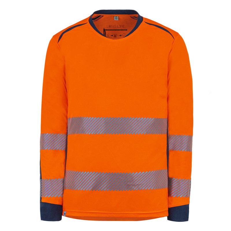 tee shirt orange haute visibilité
