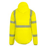 veste travail pluie jaune fluo