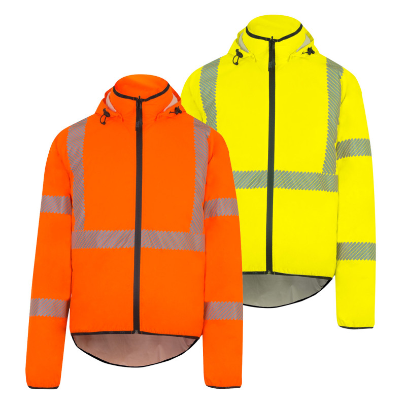 Veste coupe vent haute visibilit anti pluie V tement T2S intemp rie
