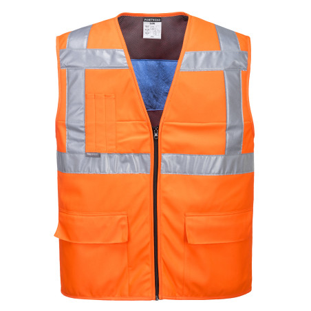 gilet rafraîchissant fluo gilet rafraîchissant fluo