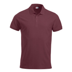 Polo de Travail bordeaux Classic Lincoln