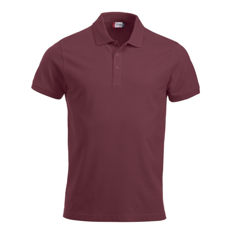 Polo de Travail bordeaux Classic Lincoln