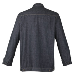 veste cuisine denim homme