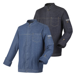 veste cuisinier en jean robur