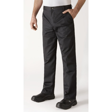 Pantalon de cuisine  noir robur TIMEO