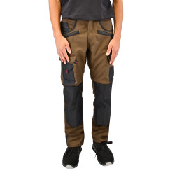 pantalon travail marron