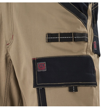 Pantalon de Travail Adolphe Lafont, Modèle Basalte, Coton Majoritaire